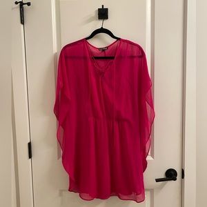 Hot pick express dress with cross detailing